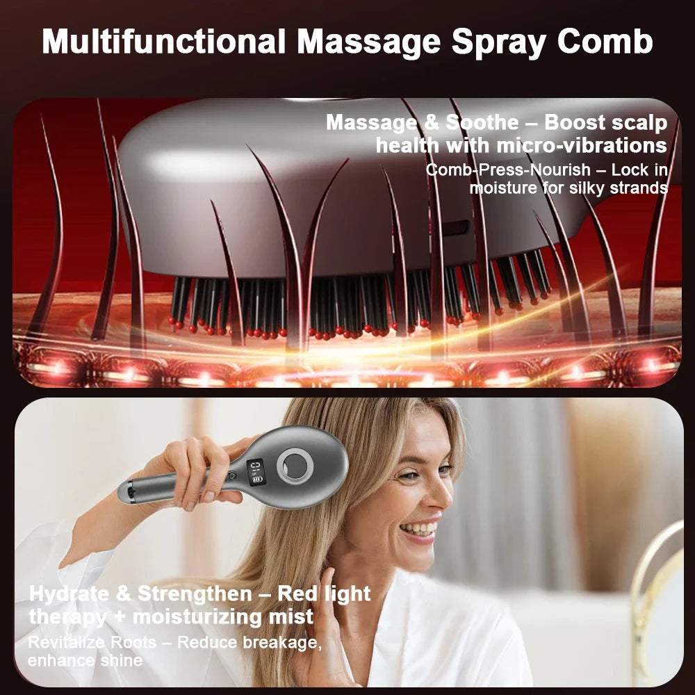 Electric Spray Massage Comb
