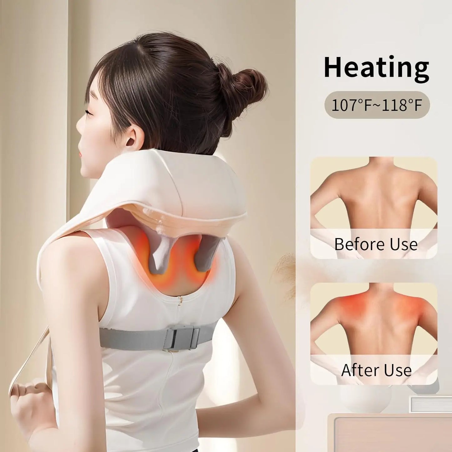 Premium Cordless Neck & Shoulder Massager 20W