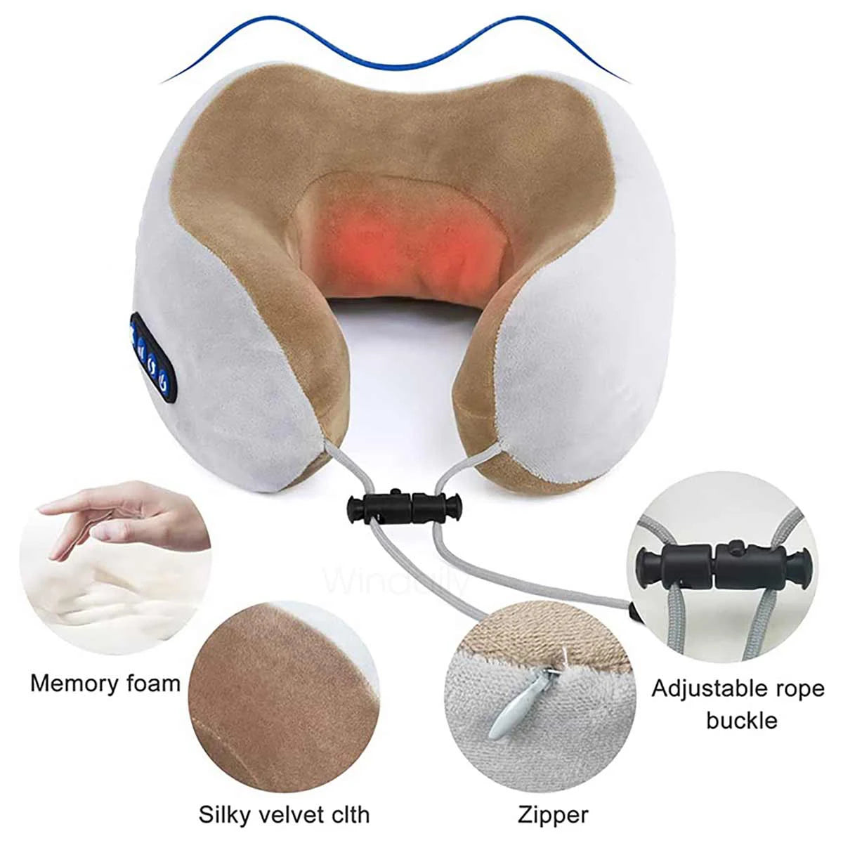 Premium Electric Neck Massager with Heat